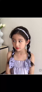 [Phụ kiện tóc hot trend] Băng Đô Tết Ngọc Trai Vải Sanrio Phong Cách Công Chúa Dễ Thương