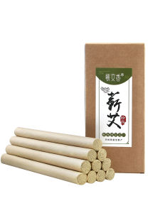 Authentic Artemisia Moxa Sticks for Home Use Child-Safe Anti-Viral and Deodorizing Herbal Remedy from Hubei Qichun