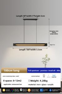 PARSA | Italian Minimalist Style Long Dining Pendant Light