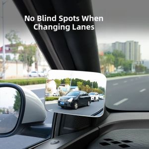 Car Blind Spot Assistance Mirror Rear B-Pillar Wide Angle Rearview Mirror Right Front Row Merge Interior A-Pillar Blind Spot Mirror