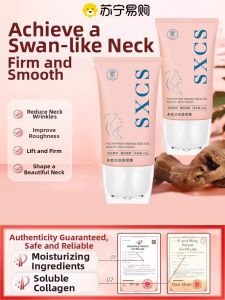 Poreless Neck Cream Men Women Refreshing Non Oily Brightening Wrinkle Reduction Moisturizing SXCS Peptide Lightening Cream