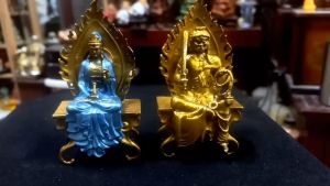 Tượng Quam âm bồ tát và Tượng Hộ pháp Bất động Minh vương bằng đồng siêu đẹp.
