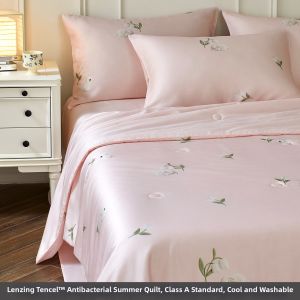 shui yang | Smooth Antibacterial Air Conditioning Blanket Set 4 Pieces