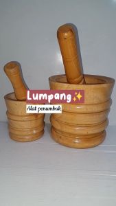 Lumpang Kayu: Alat Penumbuk Rujak & Bumbu