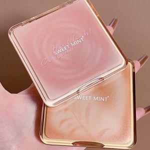 Bảng phấn tạo khối Sweet Mint 4 ô má hồng bắt sáng hiệu ứng lì mịn Bảng phấn mắt 4 ô giúp bắt sáng và tạo khối tự nhiên - BUMSTORE