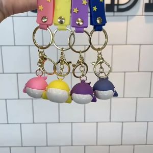 Móc khóa cá voi nhiều màu cute móc khóa ô tô trang trí balo túi xách