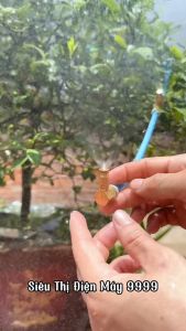 Bộ máy phun sương làm máttưới lan 12v 5 béc đến 30 béc ( bộ có nguồn )