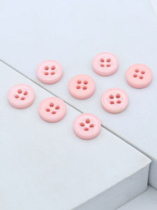 High-End Resin Shirt Buttons Bright Glaze Polo Shirt Collar Decorative Buttons Home Fabric Sewing DIY Accessories