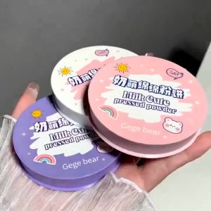 แป้งพี่หมี Gege bear แป้งอัดแข็ง เนื้อพี่หมีสุดคิ้วท์ เนื้อแมตต์ กันน้ํา ชุ่มชื้น คุมมัน แต่งหน้า แป้งธรรมชาติ ทนทาน