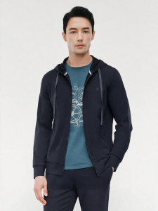 KALTENDIN | Durable Breathable Hooded Zip-up Solid Color Sweatshirt