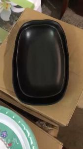 [100% Melamine] Đĩa Nhựa Phíp Bầu Dục Đủ Cỡ Dĩa Đựng Salat Các Món Hàn Nhật Việt Đẹp Mắt