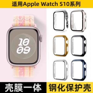 Ultra2 Full Screen Cover Tempered Glass Apple Watch S10 Protective Case Integrated Smart Watch Dial Accessories 42mm 46mm