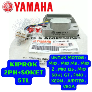KIPROK 2PH + SOKET 5TL YAMAHA MIO/MIO M3/MIO Z/MIO 125/MIO SOUL GT/FINO/XEON/JUPITER/VEGA ORI 100% .