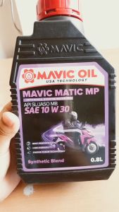 Oli Mavic MP Matic 800ml 10w30 Oil Motor Matik 0.8 Liter Scooter Botol