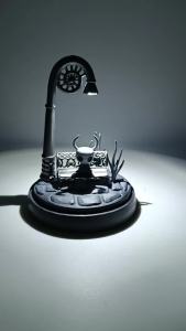 Bandai | 11cm Hollow Knight Action Figures Street Lamp Hollow Knight Decoration Figures Ornament