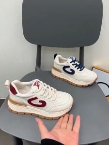 พร้อมส่งจากไทย 2025สไตล์ใหม่Q124 ทรงหนาsneaker ระบายอากาศได้ดี ด้านล่างหนาลื่นใส่สบาย รองเท้ากีฬาแบบลำลอง แฟชั่นผู้หญิง