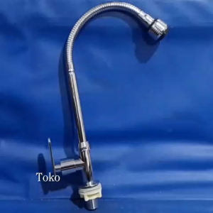 Kran Angsa Flex Tancap Stainless Kepala Kecil GZR Flexible