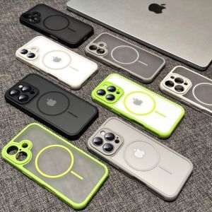 Matte Skin-Friendly Silicone Magsafe Phone Case For iPhone 17 16 15 14 13 12 11 Pro Max Soft Frame Heat Dissipation For iPhone 17 Pro Max 17 Air Transparent Back Panel Shockproof Protective Casing
