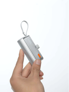 Shargeek/Sharge Flow mini 2 Pro 5800mAh 12W Portable Charger with Interchangeable Connector and Built-in USB-C Cable Airline-Safe Power Bank for Travel iPhone 15 Android iOS Mobile Phone iPad