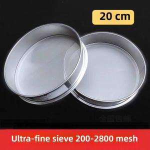 Stainless Steel Ultrafine Sieve Net for Fish Tank 1000 Mesh 20cm Kitchen Baking Tools Flour Sieving Net Cage Filter