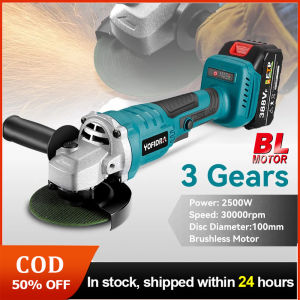 100mm Brushless Angle Grinder 3 Gears Cordless Cutting polishing Machine Woodworking Power Tool For Makita 18V Battery