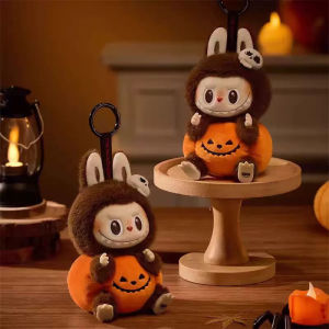 Labubu Halloween Vinyl Pumpkin Monster Carnival Plush Pendant