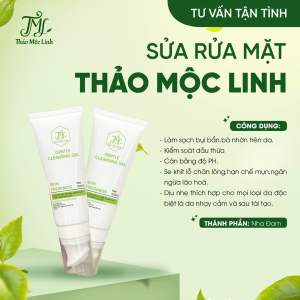Sửa Rửa Mặt Thảo Mộc Linh 100ml  Cân Bằng độ PH Dành Tất Cả Mọi Loại Da