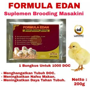Vitamin Ayam Broiler Formula Edan Brooding / Obat Ayam Broiler
