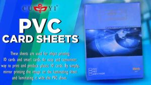 Lineworks - (50 sets) CUYI Pvc Sheet A4 Size For Id Printing  Bagtag  Calling Card Making