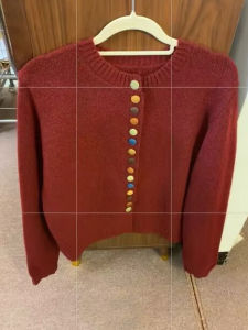 เสื้อสเวตเตอร์ถักคอปกกลมแขนยาวทรงหลวมสำหรับผู้หญิง ฤดูใบไม้ร่วง/ฤดูหนาว 2025 ใหม่ เสื้อคาร์ดิแกนถักเปิดคอตั้ง