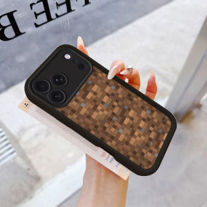 Funko | Phone Case For iPhone 11 12 13 14 15 16 17 E Pro Max Plus Mini Lens Protective Black Soft Shell M-Minecraft Game