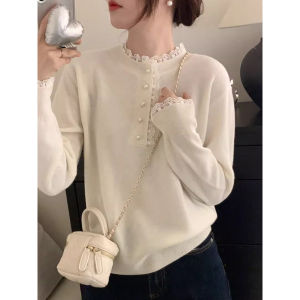 Elegant French Lace Knitwear 2026 New Fall Style