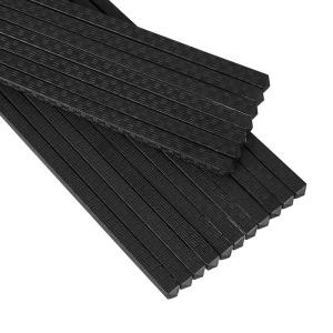 Antibacterial High-Temperature Resistant Alloy Chopsticks Commercial Use Restaurant Grade Anti-Slip Dining Utensils 100 Pairs