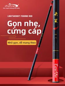 Jinsong | Cần Câu Tay Nhẹ Di Động Dẻo Dai Từ Carbon 37T