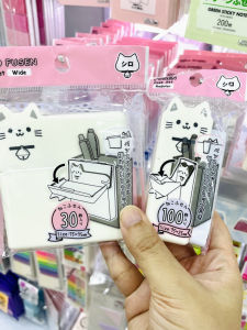 Cats Đồ Họa Dễ Thương Nhãn Dán Lớp Học Văn Hóa Đồ Dùng Văn Phòng Phẩm Giấy Ghi Chú Nhãn Dán Có Hộp Đựng