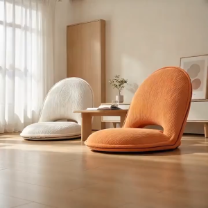 Foldable Ergonomic Floor Chair With Waist Support 5 Adjustable Positions Space Saving Lazy Sofa For Small Apartment