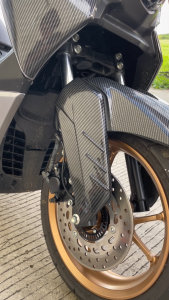 Cover Spakbor Samping Side Fender All New Nmax Turbo Techmax Neo S Kiri dan Kanan Motor Hitam Karbon