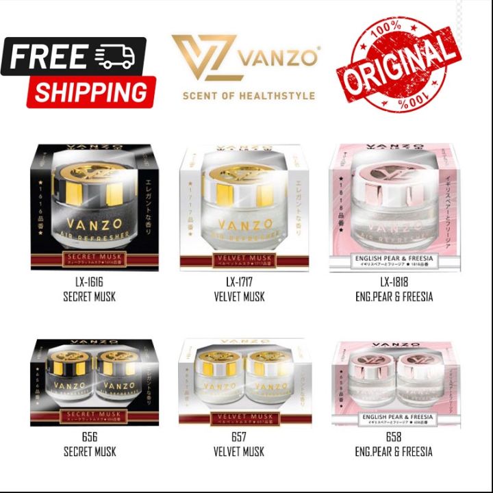 Original Carall / Vanzo Car Air Freshener Car Refresher Car Perfume ...