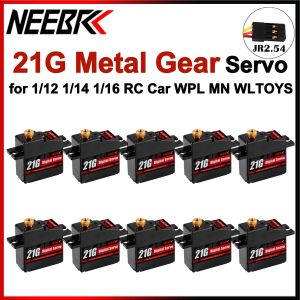 NEEBRC 21G Metal Gear Digital Servo for 1/12 1/14 1/16 1/18 RC Car Crawler Plane Boat Wltoys Hyper Go MN99S MN78 MN82 MN168 WPL