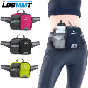 Water-Resistant Adjustable Fanny Pack with Bottle Holder & Multi-Pockets for Hiking Running Cycling Travel Outdoor
