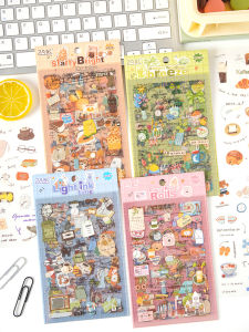 Waterproof Cartoon Creative DIY Scrapbooking Stickers for Mugs Handmade Paper Stickers by Yuezhen Brand Basic Packaging