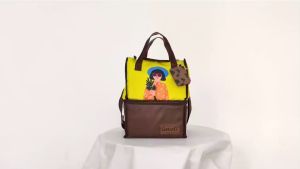 GabaG Tas Asi - Cooler Bag - Sling Tote Double Compartment Summer / Gilia / Peony
