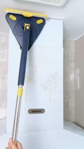 Free hand washing triangle mop household ceiling cleaning magic tool wall tile glass automatic wringing mop