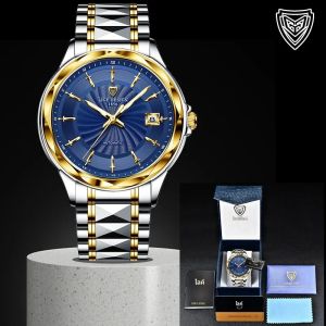 LIGE DESIGN Man นาฬิกาแฟชั่นหรูหรา Sapphire Glass นาฬิกาข้อมืออัตโนมัตินาฬิกากันน้ําสําหรับชาย Relogio Masculino