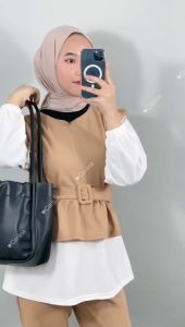 CARLINA – Setelan Wanita Malika Set Baju Dan Celana Panjang Maxy