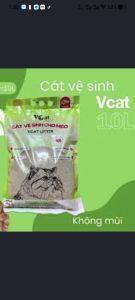 (Kho HN) Cát vệ sinh mèo Vcat orgo 9L = 4kg