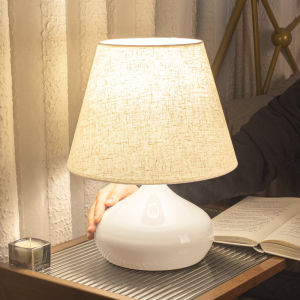 Nordic Style Creative Touch Control Bedside Lamp Adjustable Light Modern Simple Atmosphere Warm Bedroom Decorative Table Lamp