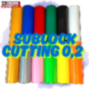 SUBLOCK CUTTING 02mm POLYFLEX Anti-Sublimasi untuk Sablon Kain