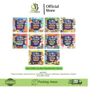 Buku Bacaan Anak Balita Muslim | Fabel Islami Pengantar Tidur | 1 Set 10 Buku | Ziyadbooks