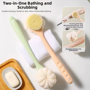 PISSA | Dual-sided Soft Bristles Bath Brush